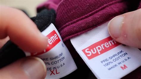 real supreme shirt stitching